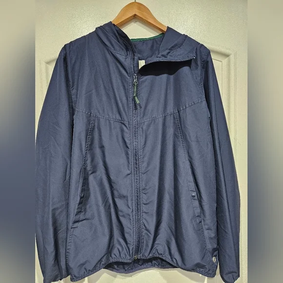 Men's Herschel Voyage Wind Breaker Navy Blue Jacket. Size Medium. - Picture 3 of 10